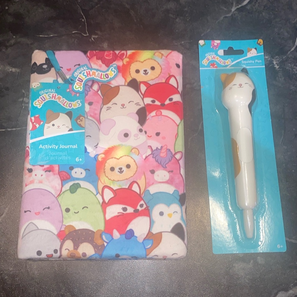 Squishmallows Activity Journal & Squishy Pen